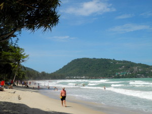 Patong Beach without beach chairs