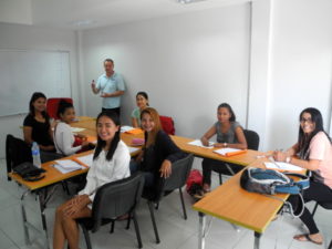 German A1 course at Patong Language School, 2017