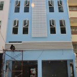 Front view of Patong Language School's new building