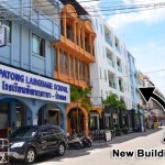 Patong Language School's old and new building locations