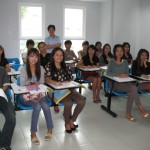 Khun Tin teaches English for Thais level 1 class at Patong Language School in Phuket, Thailand