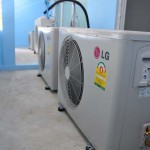 air conditioning units in patong language school's new building