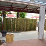 outdoor covered deck at patong language school