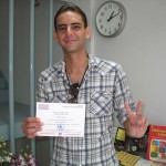Nidel finishes his Thai language course at Patong Language School