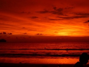 Sunset at Kamala Beach